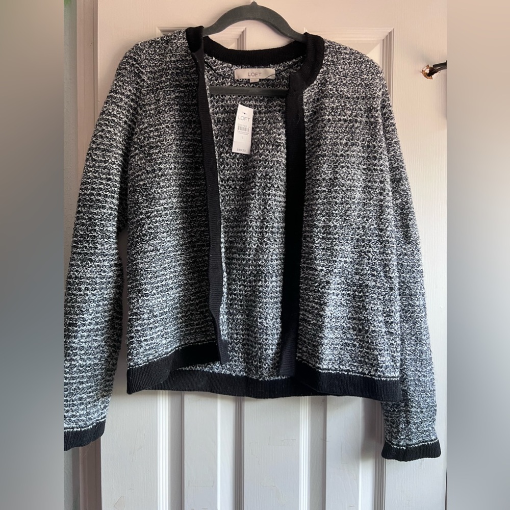Loft tweed cardigan